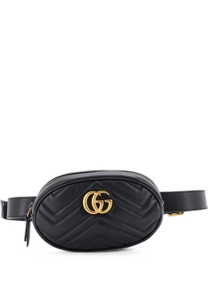 Gucci Pre-Owned GG Marmont Matelasse Leather belt bag - Black