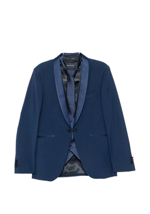 Carlo Pignatelli shawl-lapel single-breasted three-piece wool suit - Blue