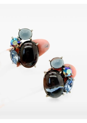 Jennifer Gibson Jewellery 1950s Schiaparelli Blue Cabochon earrings - Grey