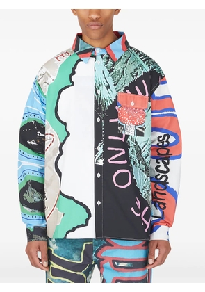 DRx x STEFAN MEIER x LN-CC graphic-print button-up shirt - White