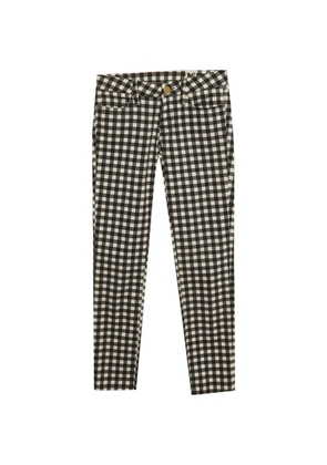 Missoni Pre-Owned plaid low-rise trousers - Black