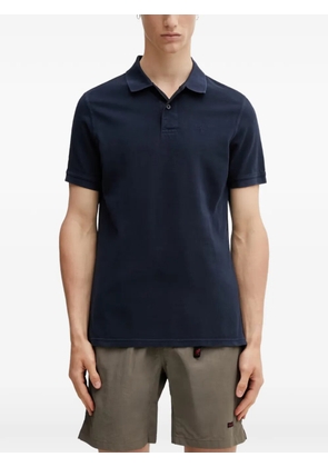 Barbour logo-embroidered polo shirt - Blue