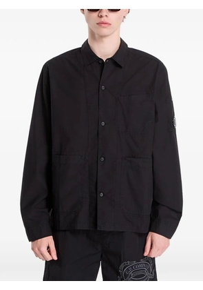 C.P. Company Lens-detail overshirt - Black