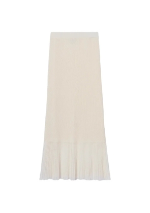 Claudie Pierlot knitted maxi skirt - Neutrals