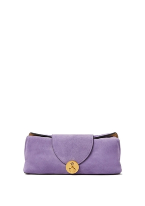 Versace Medusa '95 suede clutch bag - Purple