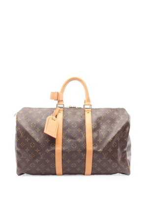 Louis Vuitton Pre-Owned 2001 Monogram Keepall 45 bag - Brown