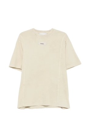 Iceberg 5D logo-plaque cotton T-shirt - Neutrals