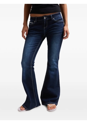Juicy Couture diamanté-embellished low-rise flared jeans - Blue