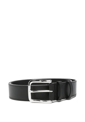 Iceberg logo-print leather belt - Black