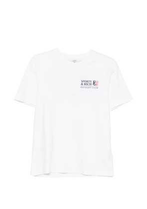 Sporty & Rich Promo crew-neck T-shirt - White