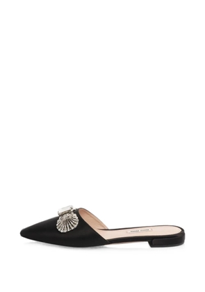 Miu Miu Pre-Owned pointed-toe mules - Black
