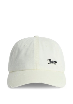 Juicy Couture distressed-finish baseball cap - White