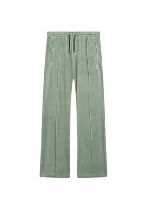 Juicy Couture diamanté-logo velour track pants - Green