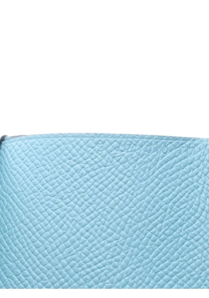 Hermès Pre-Owned 2023 Calvi Duo Epsom-leather card holder - Blue