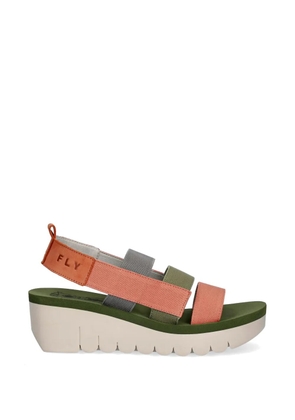 Fly London multi-strap wedge sandals - Pink