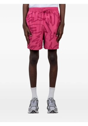 BY PARRA Birds fly free swim shorts - Pink