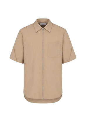 Givenchy zip-up short-sleeve shirt - Neutrals
