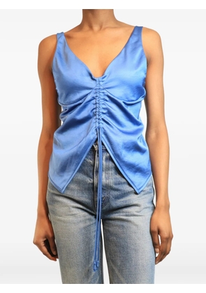 Nanushka Klara ruched tank top - Blue