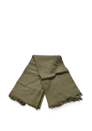 Emerson Renaldi frayed-edge scarf - Green
