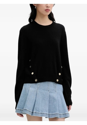 FROM FUTURE button-embellished sweater - Black