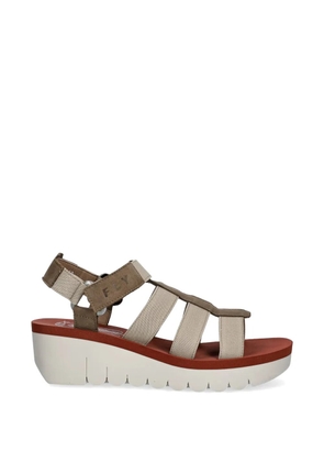 Fly London touch-strap platform sandals - Neutrals