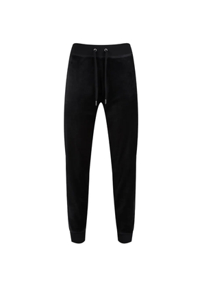 Juicy Couture velour cuffed track pants - Black