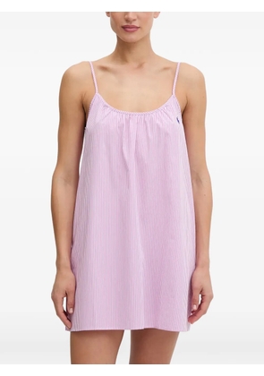 Polo Ralph Lauren vertical-stripe nightdress - Pink