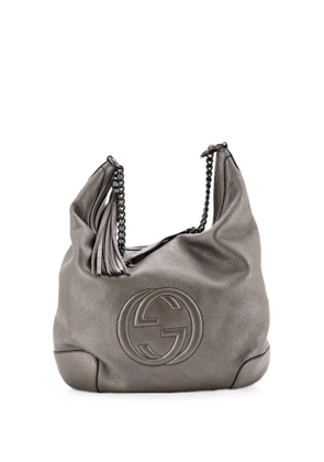 Gucci Pre-Owned Soho Chain Leather Medium hobo bag - Grey