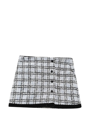 Maje Jizuli tweed mini skirt - White