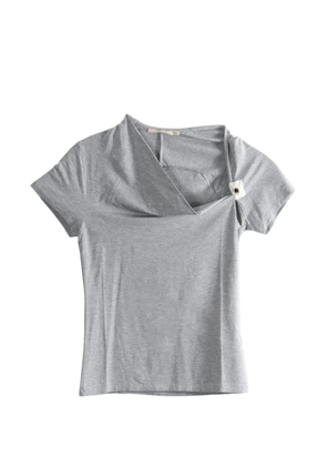 Paloma Wool Mire draped-neck T-shirt - Grey