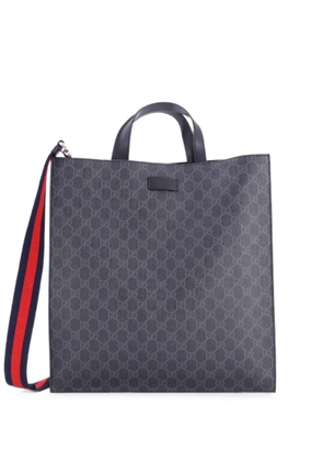 Gucci Pre-Owned Convertible Soft Open GG Coated Canvas Tall tote bag - Black