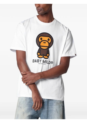 A BATHING APE® Baby Milo print T-shirt - White