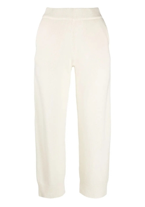 Liska knitted cahmere track pants - Neutrals