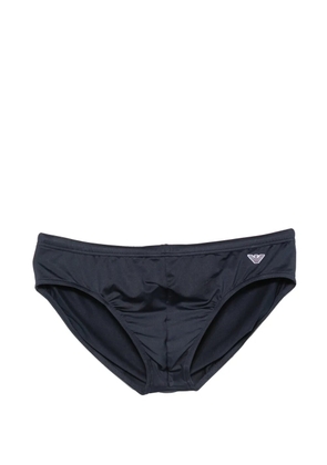 Emporio Armani logo-patch swim briefs - Blue