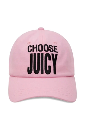 Juicy Couture embroidered-logo baseball cap - Pink
