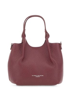 GIANNI CHIARINI Dua grainy handbag - Red
