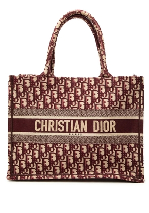 Christian Dior Pre-Owned 2019 Medium Oblique Embroidered Canvas Book tote bag