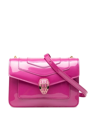 Bvlgari Pre-Owned 2010-2026 Patent Serpenti Forever crossbody bag - Pink