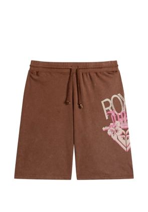 Juicy Couture x Roxy logo-print shorts - Brown