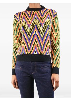 Duro Olowu Vintage zig-zag sweater - Yellow