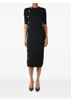 Altuzarra button-front rib-knit midi dress - Black