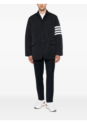 Thom Browne flap-pocket stripe jacket - Blue