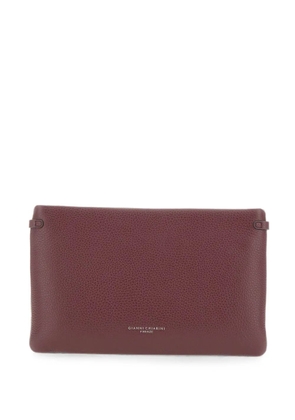 GIANNI CHIARINI Hermy hammered leather clutch bag