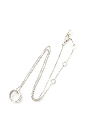 Bvlgari Pre-Owned 2010s Parentesi ring-detail necklace - Silver