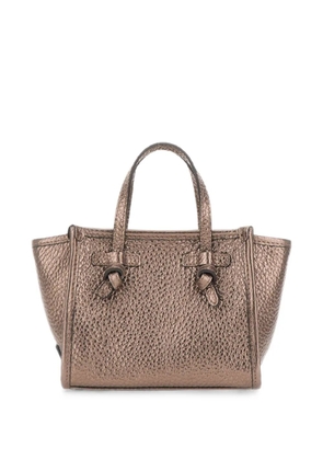 GIANNI CHIARINI small Miss Marcella leather tote bag - Brown