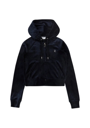 Juicy Couture diamanté velour hoodie - Blue