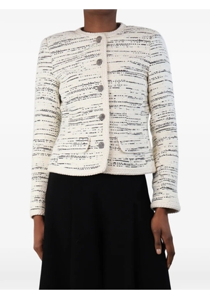 Ba&Sh Roza tweed jacket - Neutrals