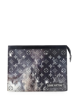 Louis Vuitton Pre-Owned Pochette Voyage Limited Edition Monogram Galaxy Canvas MM clutch bag - Grey