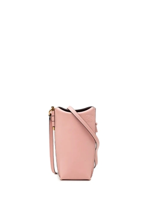 Loewe Pre-Owned 2019 Leather Gate Pocket crossbody bag - Pink