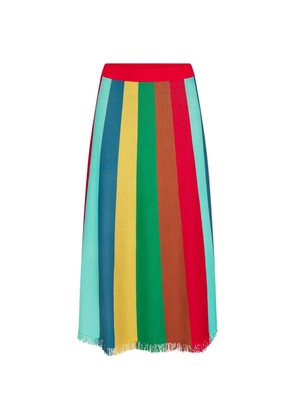 Simon Miller Alita fringed midi skirt - Red